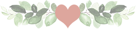 heart and vines divider image